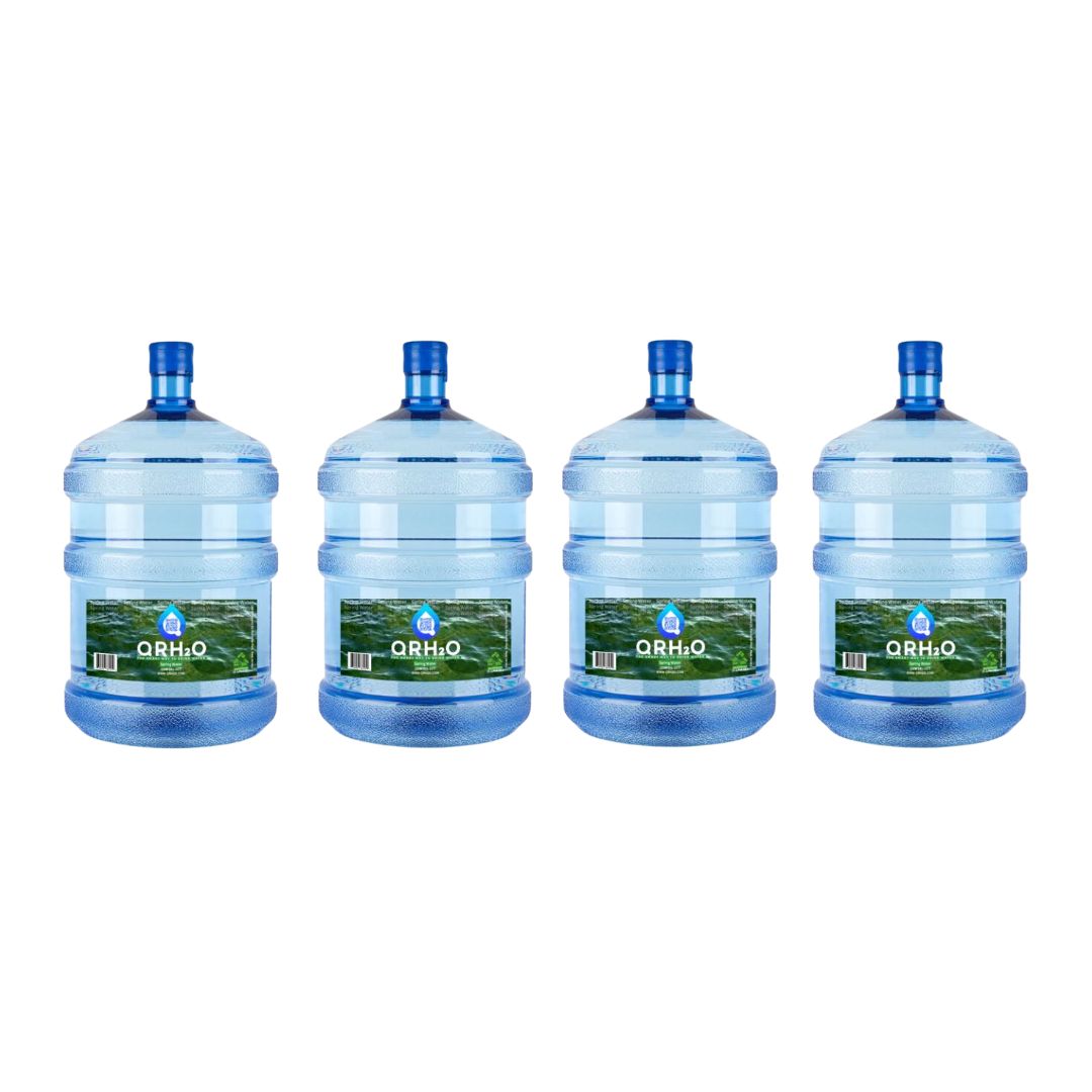 4x Spring 5-Gallon Water Bottle