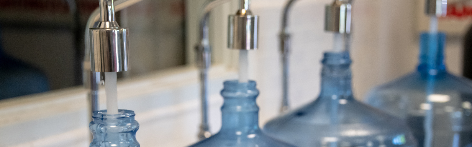 5 gallon water bottle refill water store with purified alkaline and spring water