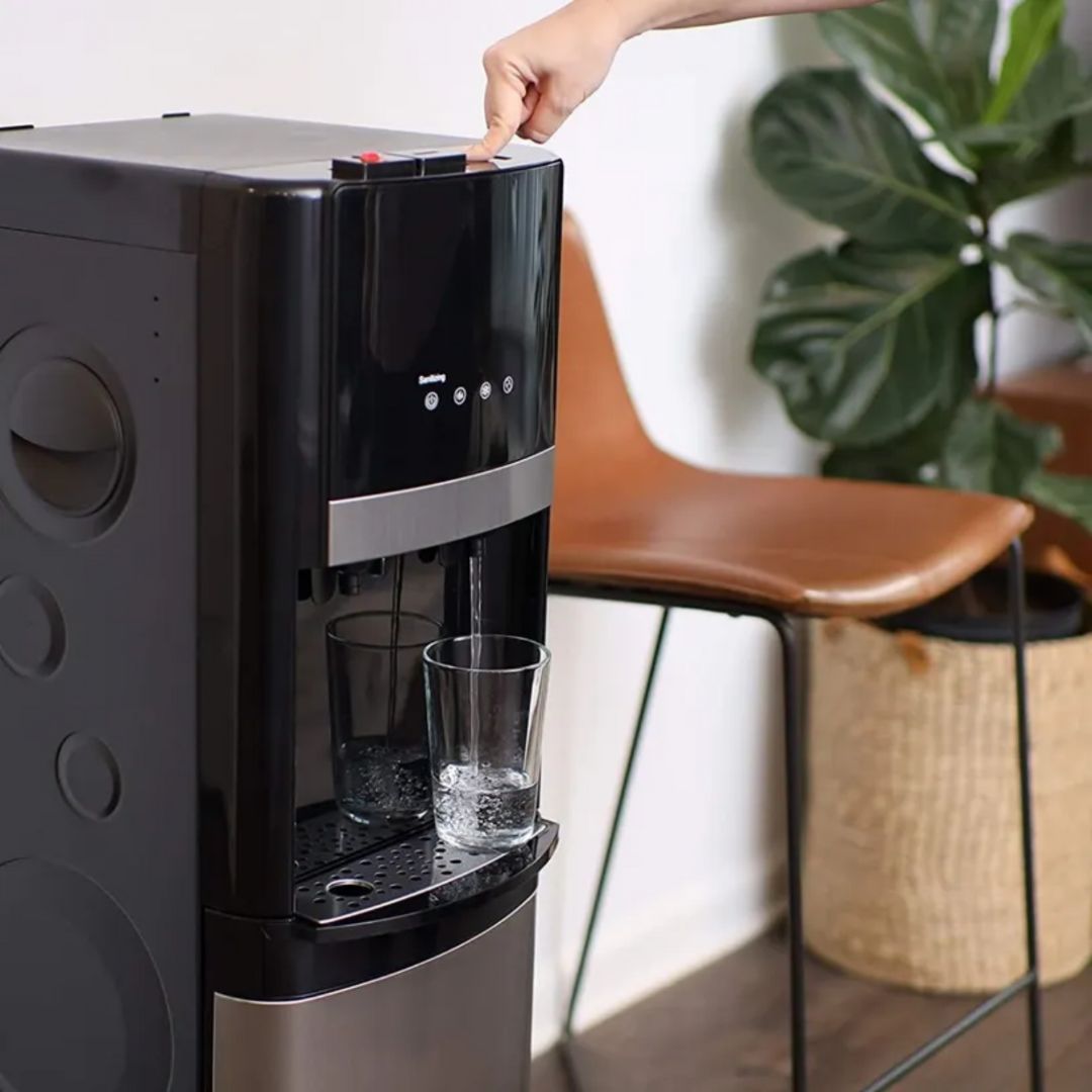 Bottom Loader Water Dispenser Stainless Steel Self Sanitizing - Hot & Cold Water