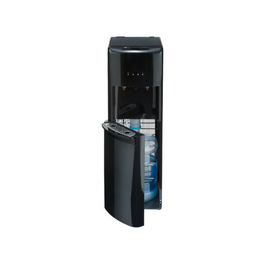 Hot, Cold, and Room Temperature Bottom Loading Dispenser, Black
