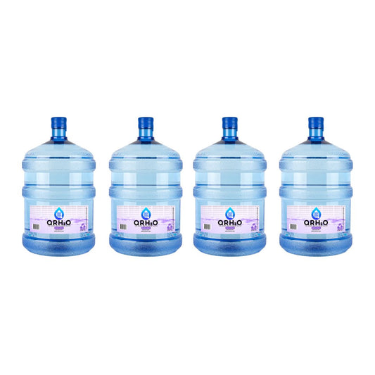 4x Alkaline 5-Gallon Water Bottle