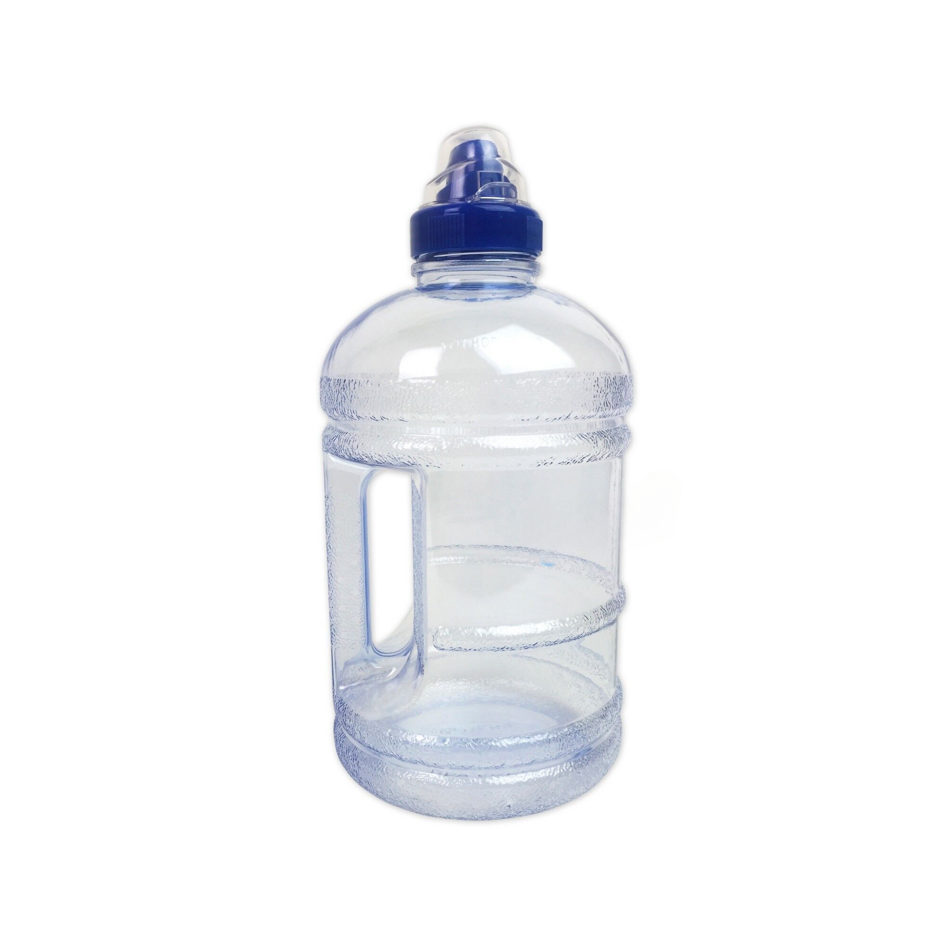 Half Gallon Water Jug with Sports Cap and Lightweight Design for Easy Transport (clear blue)