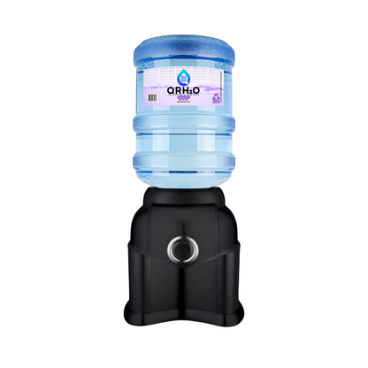 Elevate your water experience with our 4 5-gallon water bottles and countertop dispenser, featuring a choice of alkaline or purified water at room temperature.