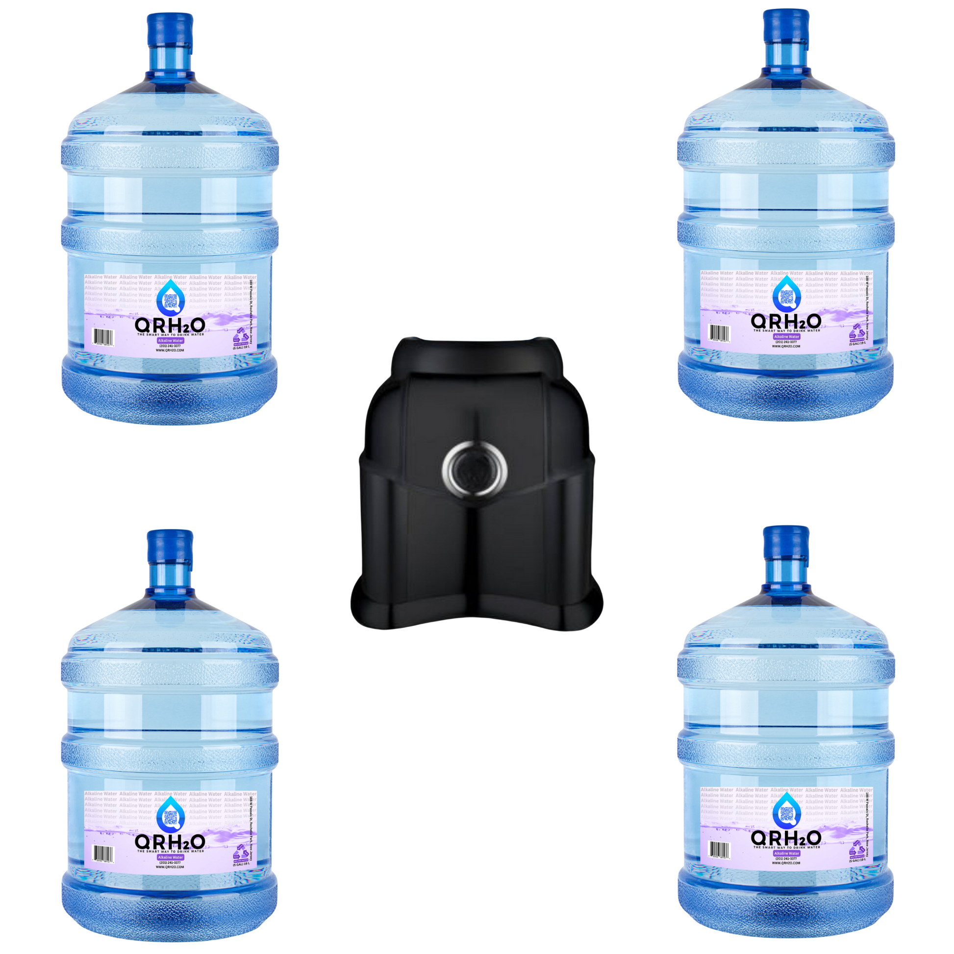 Our 4 5-gallon water bottles and countertop dispenser make it easy to stay hydrated with your choice of alkaline or purified water at room temperature.