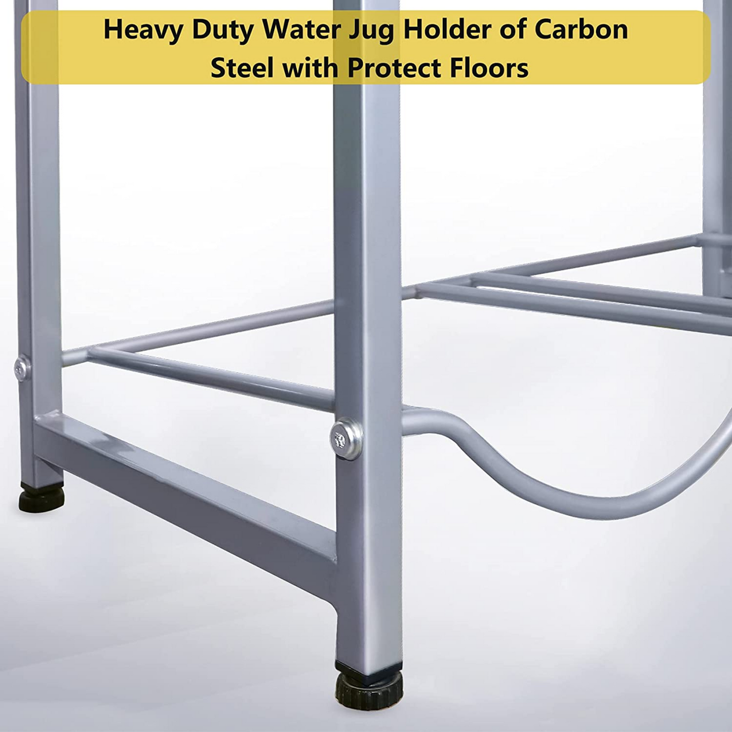 Upgrade Your Water Bottle Storage with a Sleek 4-Tier Water Jug Rack