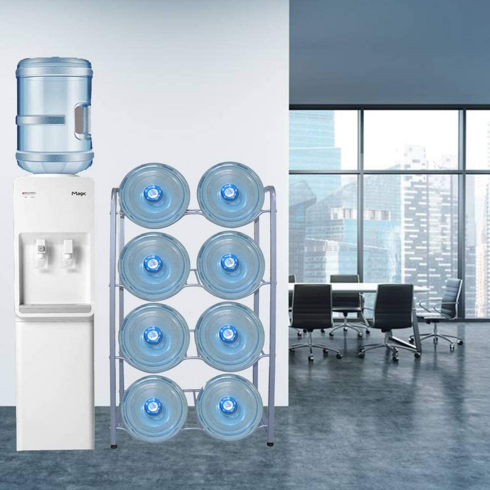 4-Tier Double 5-Gallon Water Bottle Rack – QRH2O
