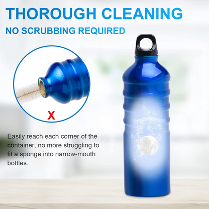 18 Pack Bottle Cleaner Tablets - Powerful Cleaning without Harsh Chemicals
