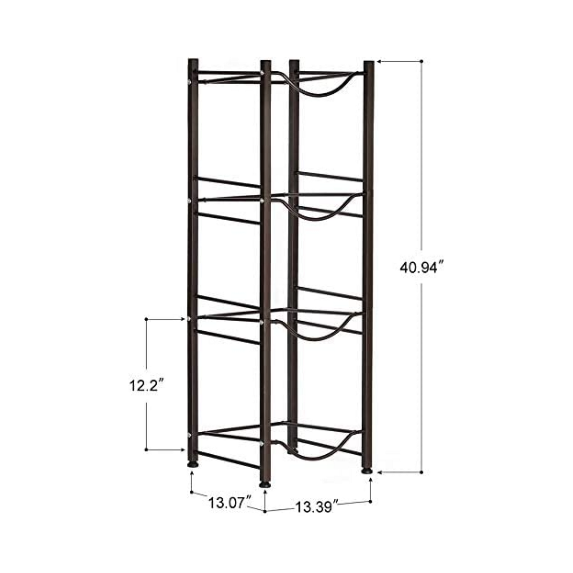 4-Bottle 5-Gallon Water Bottle Storage Rack