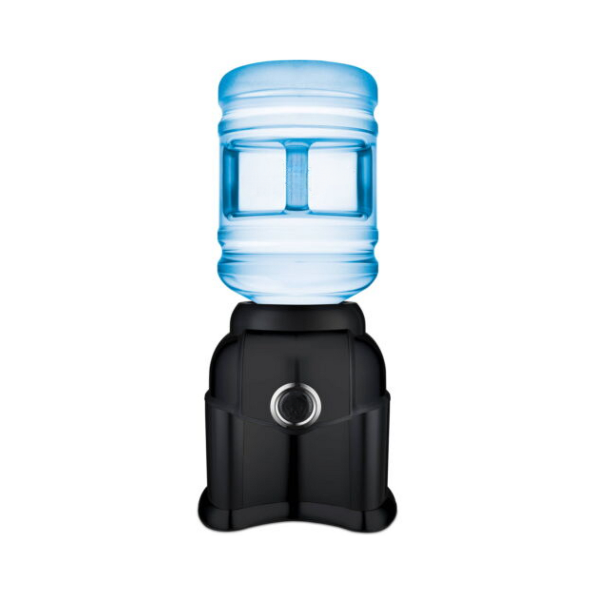 Primo Top Loading Countertop Water Dispenser in Black for Room Temperature Water