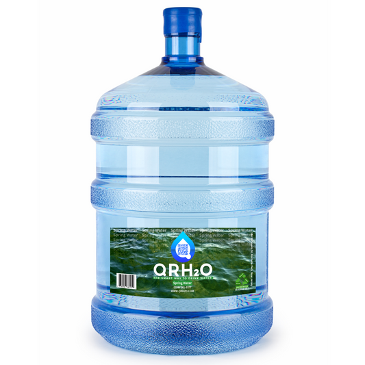 Stay hydrated with 5-gallon BPA free spring water bottle
